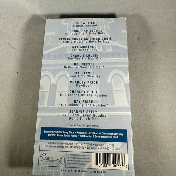 Grand Ole Opry Family Reunion Volume Seven VHS Stars Charley Pride Mel McDaniel - Picture 2 of 3